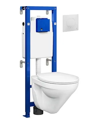 Seinä-wc paketti GUSTAVSBERG All-In-One seinä WC Nordic3