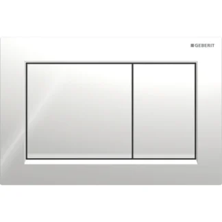 Huuhtelupainike, mekaaninen Geberit Omega20 Square, kromattu/mattakromattu