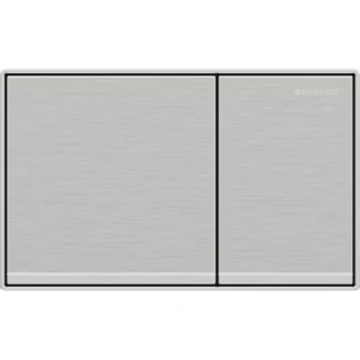 Huuhtelupainike, mekaaninen Geberit Omega60 Square, kromattu/harjattu