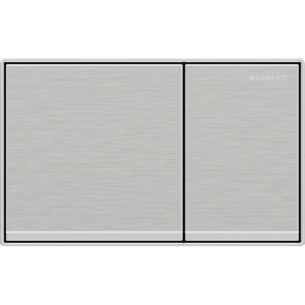 Huuhtelupainike, mekaaninen Geberit Omega60 Square, kromattu/harjattu