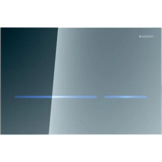 Huuhtelupainike, elektroninen Geberit Sigma80 230V, 2-H, Peililasi