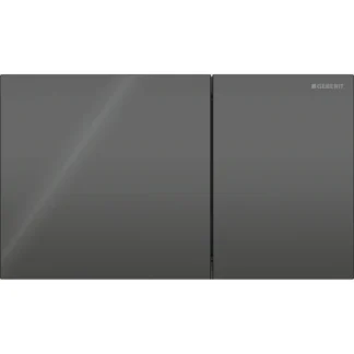 Huuhtelupainike, mekaaninen Geberit Sigma70 Square, musta