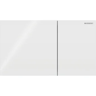 Huuhtelupainike, mekaaninen Geberit Sigma70 Square, valkoinen