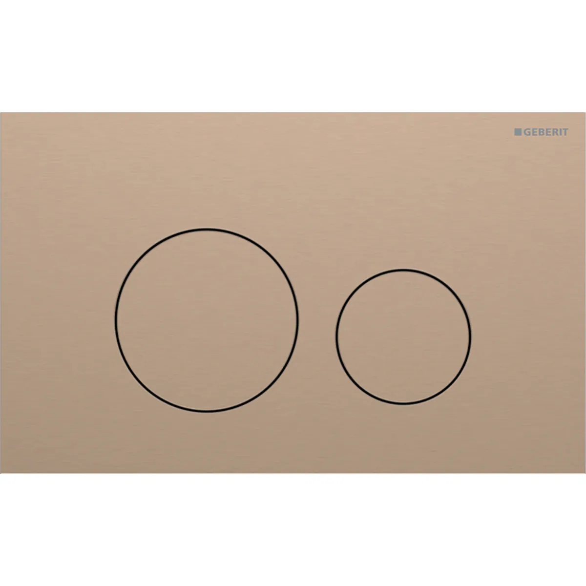 Huuhtelupainike, mekaaninen Geberit Sigma40 Round, punakulta