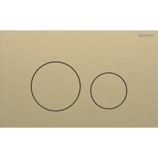 Huuhtelupainike, mekaaninen Geberit Sigma40 Round, messinki