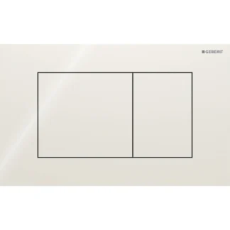 Huuhtelupainike, mekaaninen Geberit Sigma40 Square, hiekanharmaa