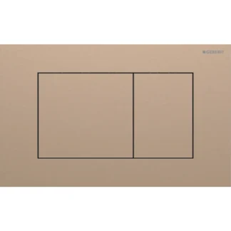 Huuhtelupainike, mekaaninen Geberit Sigma40 Square, punakulta