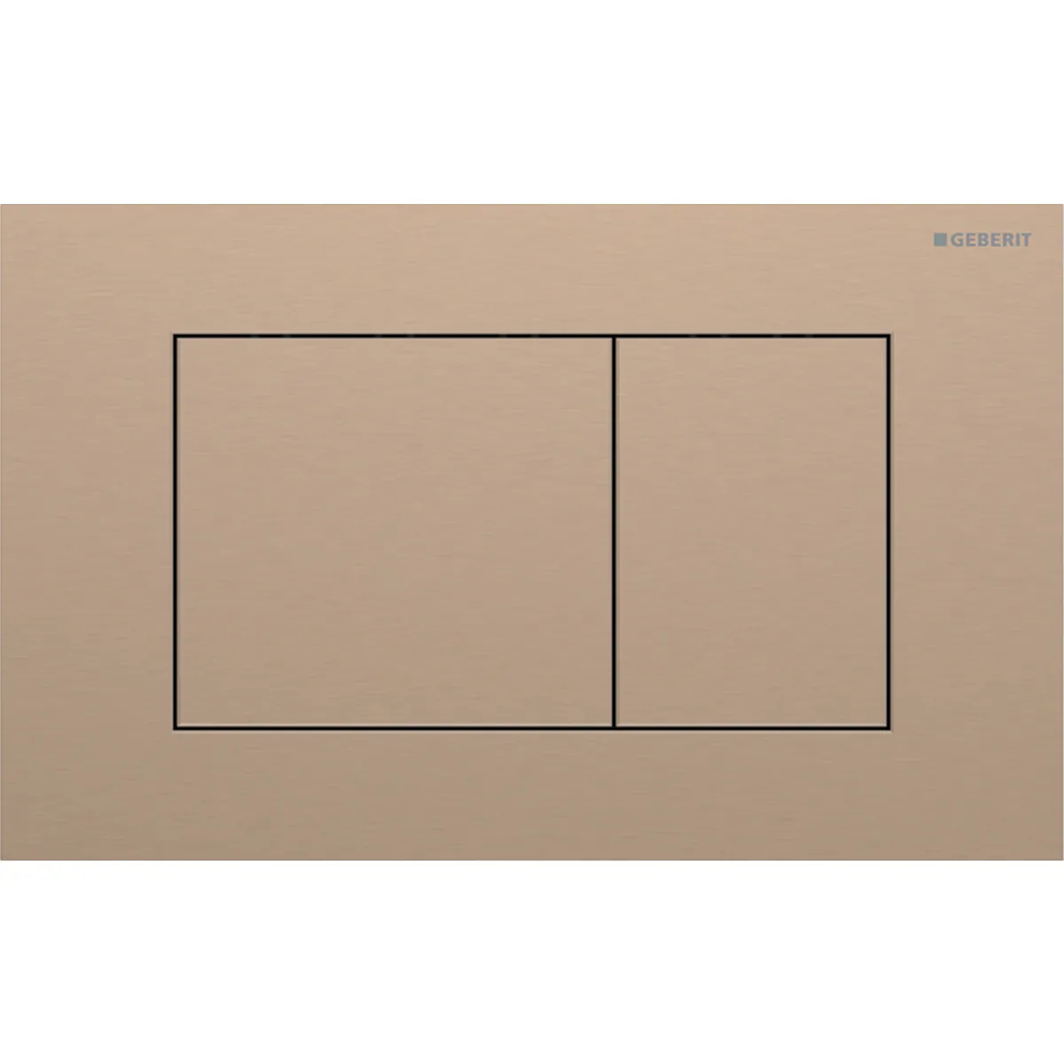 Huuhtelupainike, mekaaninen Geberit Sigma40 Square, punakulta