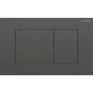 Huuhtelupainike, mekaaninen Geberit Sigma40 Square, mustakromi