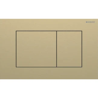 Huuhtelupainike, mekaaninen Geberit Sigma40 Square, messinki