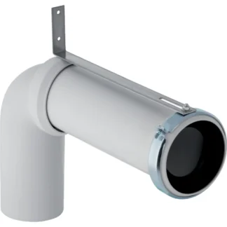 Wc-liitosyhde Geberit Geberit 90° jatkettu d=110 mm