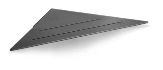 Saippuahylly UNIDRAIN Reframe Kulma, musta