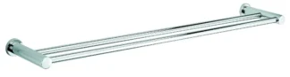 Kaksoispyyhetanko Damixa Kromattu, 800 mm