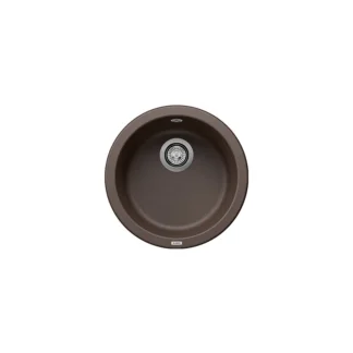 Upotettava allas BLANCO RONDO Silgranit, coffee