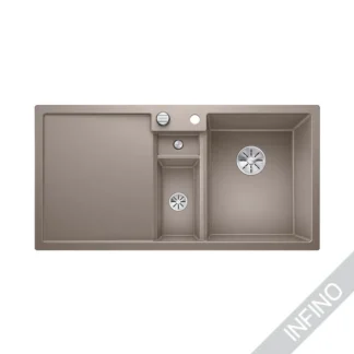 Upotettava allas BLANCO COLLECTIS Silgranit tartufo