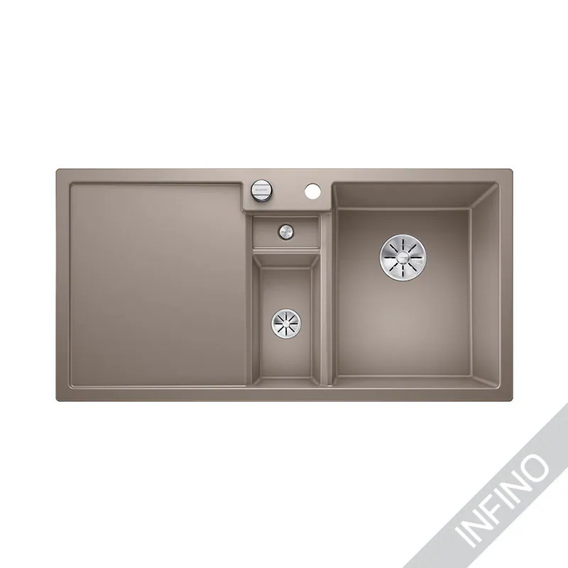 Upotettava allas BLANCO COLLECTIS Silgranit tartufo