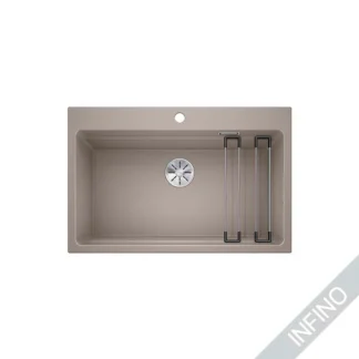 Upotettava allas BLANCO ETAGON Silgranit tartufo