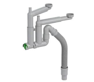Vesilukko 2-os. PREVEX SMARTLOC 1½", DN40/50