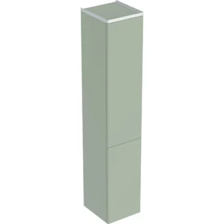 Korkea kaappi IDO Glow Square 330x360x1748mm, valkoinen
