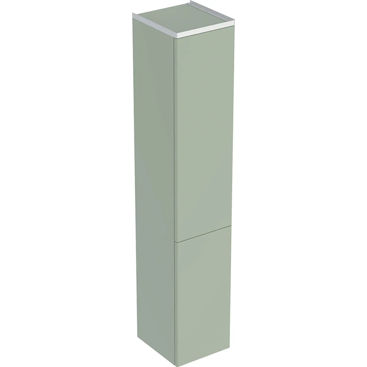 Korkea kaappi IDO Glow Square 330x360x1748mm, valkoinen