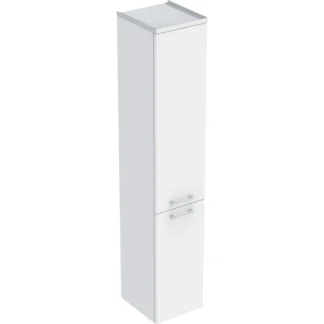 Korkea kaappi IDO Glow Square 330x360x1748mm, valkoinen