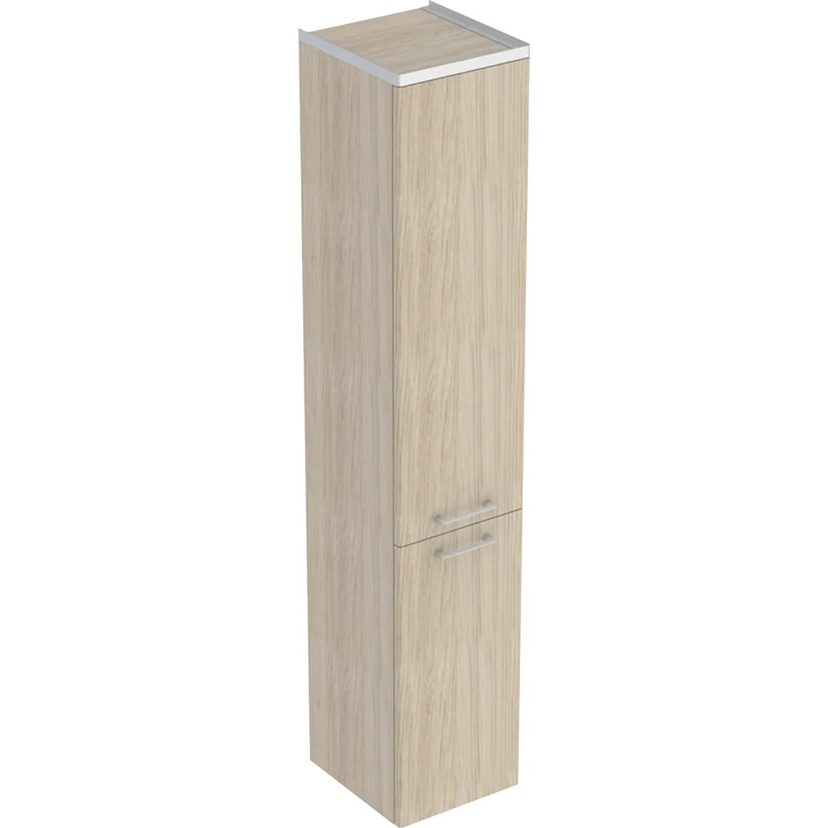 Korkea kaappi IDO Glow Square 330x360x1748mm, tammi
