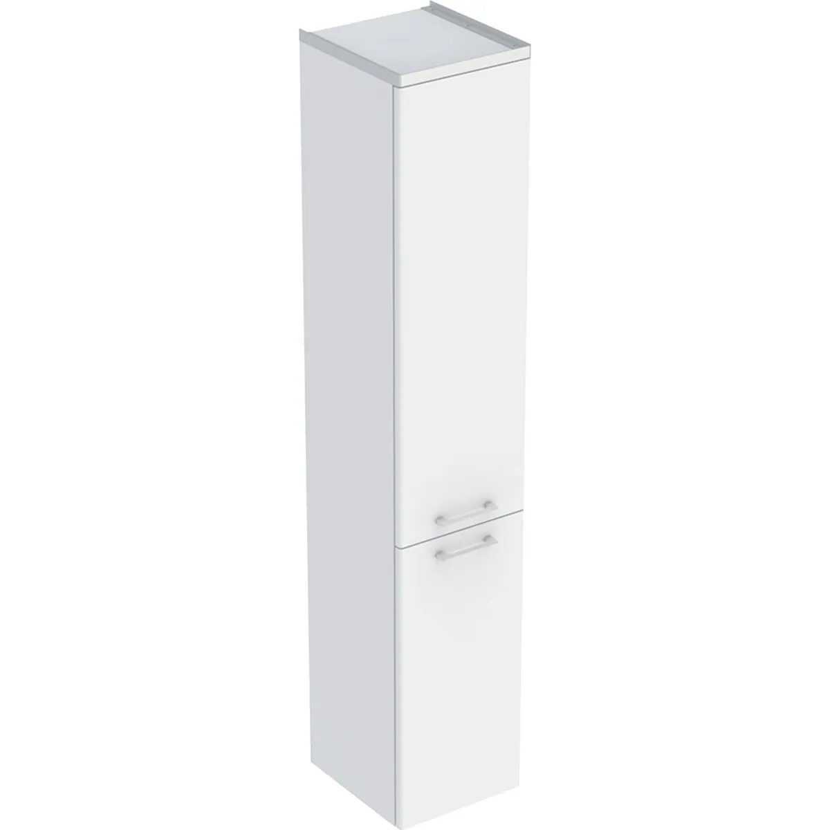 Korkea kaappi IDO Glow Square 330x360x1748mm, valkoinen