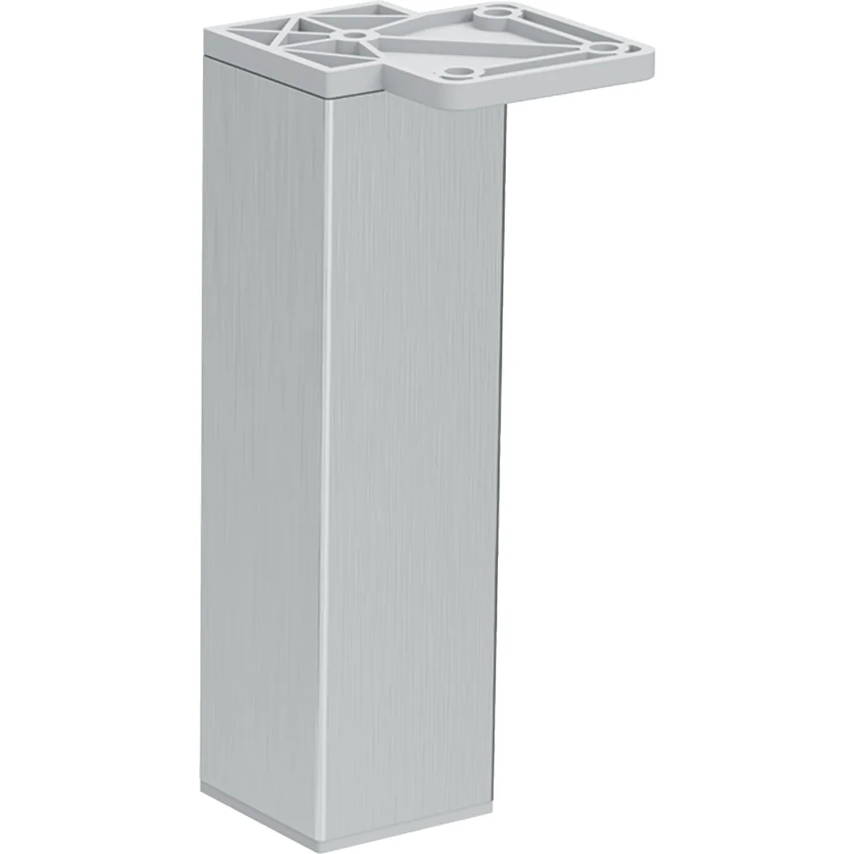 Tukijalka IDO Elegant H=25-28cm, harjattu alumiini