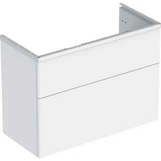 Alakaappi IDO Glow Square 880x400x640mm, valkoinen