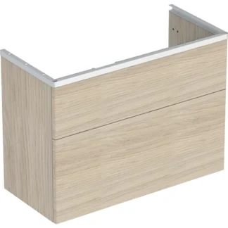 Alakaappi IDO Glow Square 880x400x640mm, luonnontammi