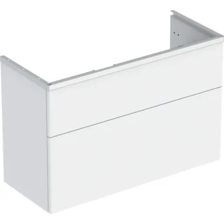 Alakaappi IDO Glow Square 980x400x640mm, valkoinen