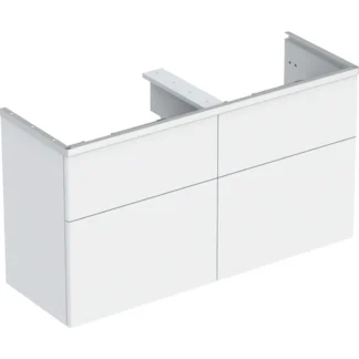 Alakaappi IDO Glow Square 1180x400x640mm, valkoinen