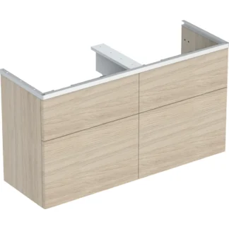 Alakaappi IDO Glow Square 1180x400x640mm, luonnontammi