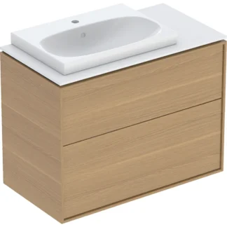 Allaskaappipaketti IDO Sense Art 888x474x694mm, luonnontammi