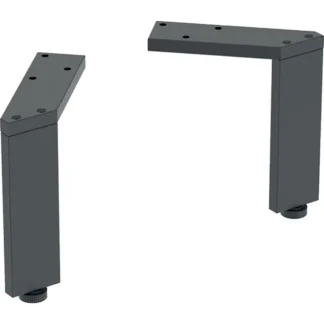 Jalkasarja IDO Sense Art 2kpl, H=16,3cm, musta