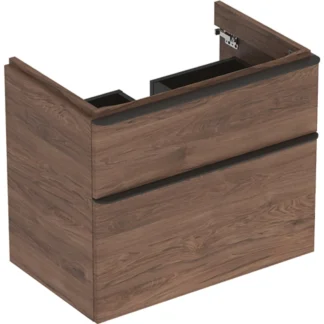 Alakaappi Geberit Smyle Square 734x470x617mm, hikkoripuu