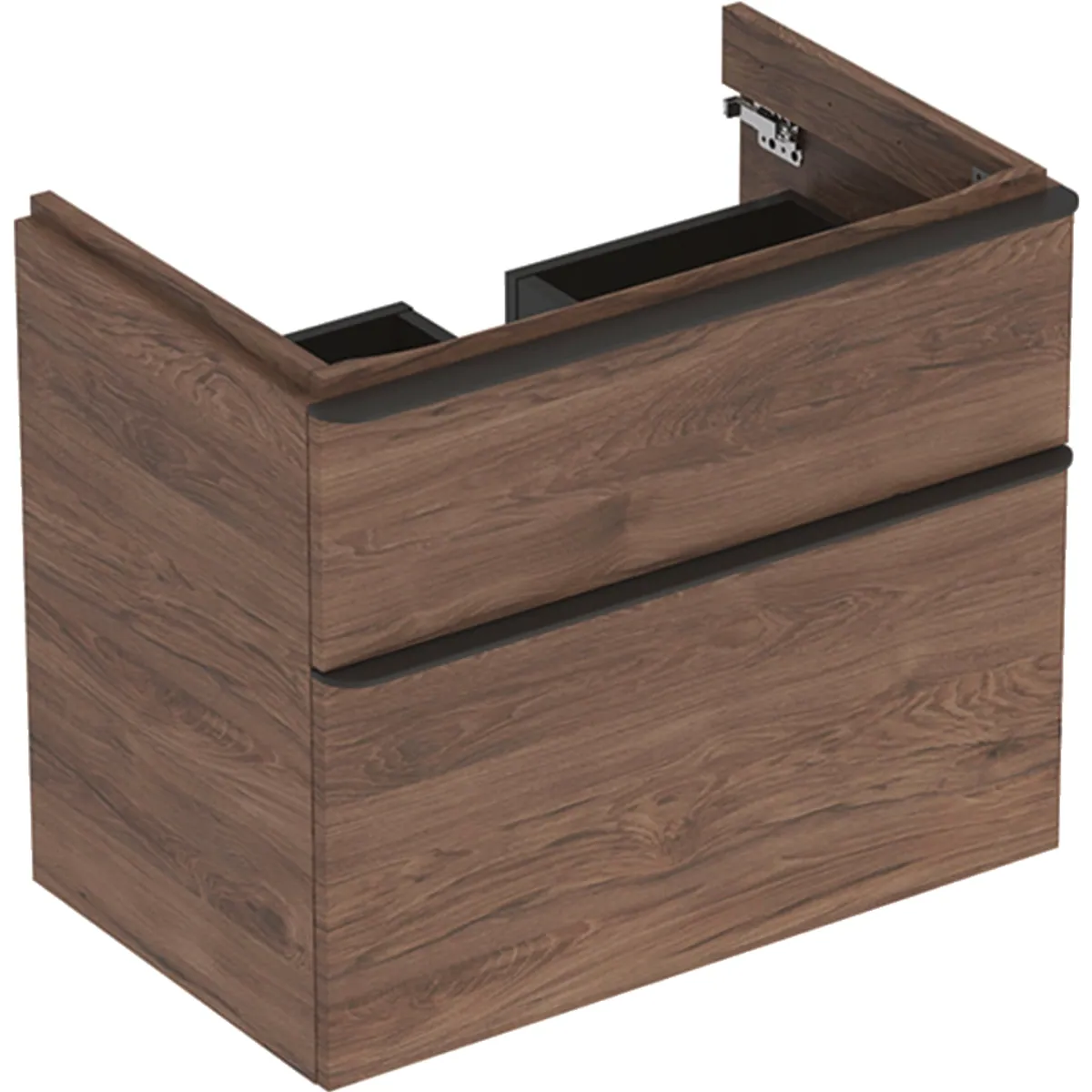 Alakaappi Geberit Smyle Square 734x470x617mm, hikkoripuu