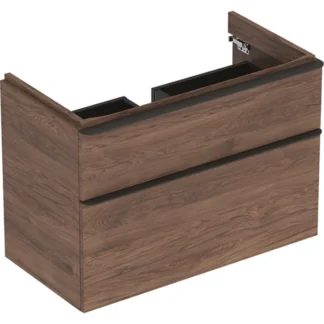 Alakaappi Geberit Smyle Square 884x470x617mm, hikkoripuu