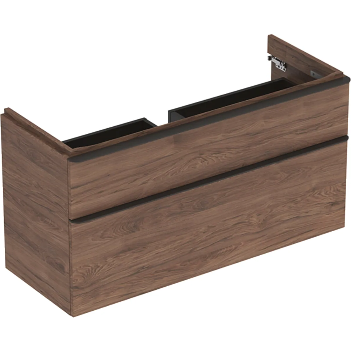 Alakaappi Geberit Smyle Square 1184x470x617mm, hikkoripuu