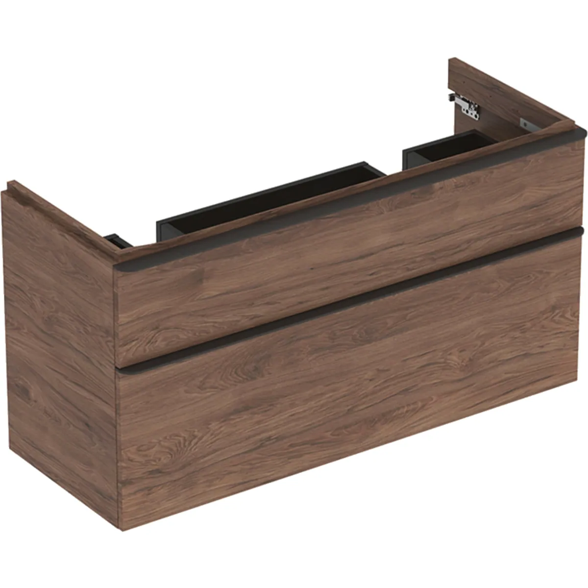 Alakaappi Geberit Smyle Square 1184x470x617mm, hikkoripuu