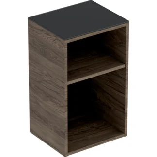 Avohylly Geberit Smyle Square 360x299x600mm, hikkoripuu