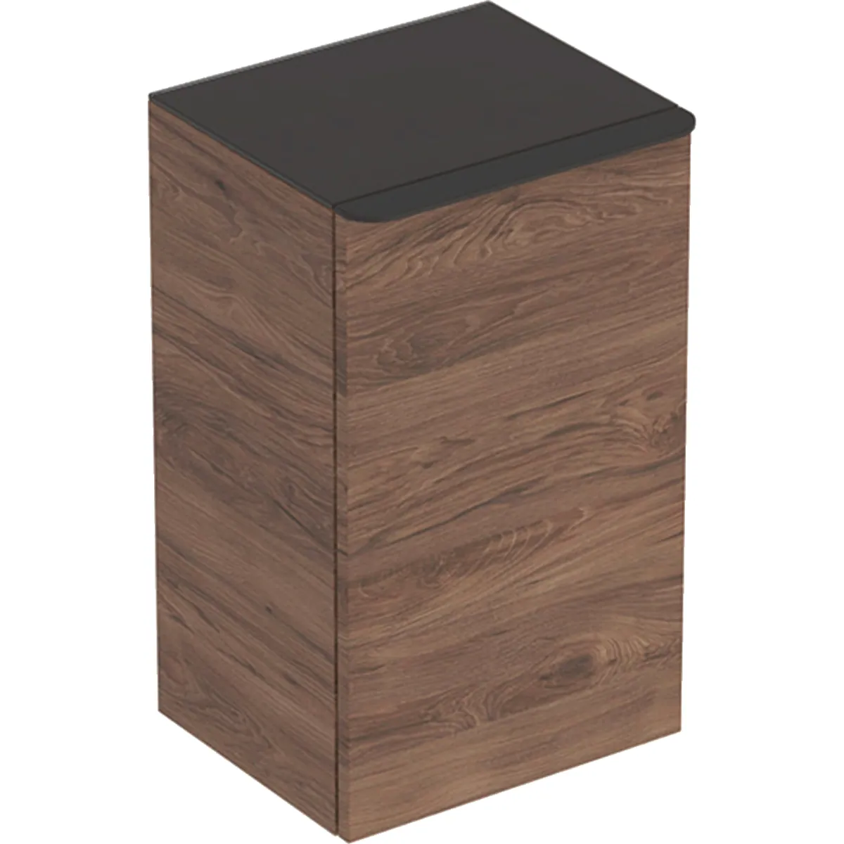 Sivukaappi Geberit Smyle Square 360x326x600mm, hikkoripuu