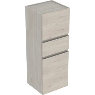 Puolikorkea kaappi Geberit Renova Plan 390x360x1050mm, hikkoripuu vaa