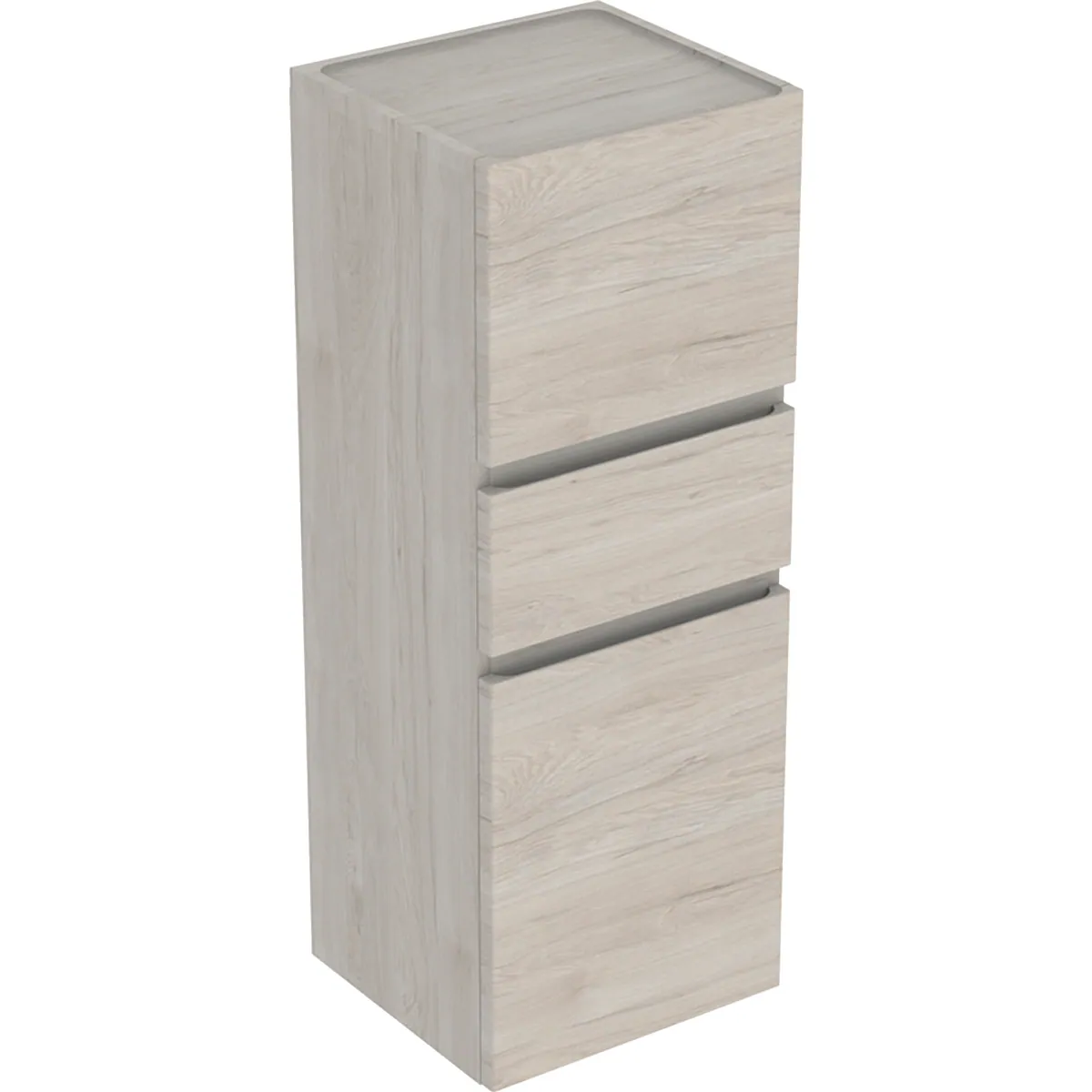 Puolikorkea kaappi Geberit Renova Plan 390x360x1050mm, hikkoripuu vaa