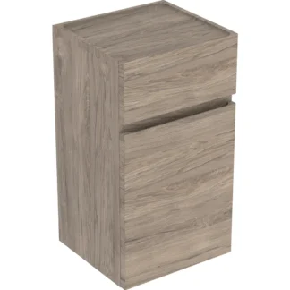 Sivukaappi Geberit Renova Plan 390x360x700mm, hikkoripuu