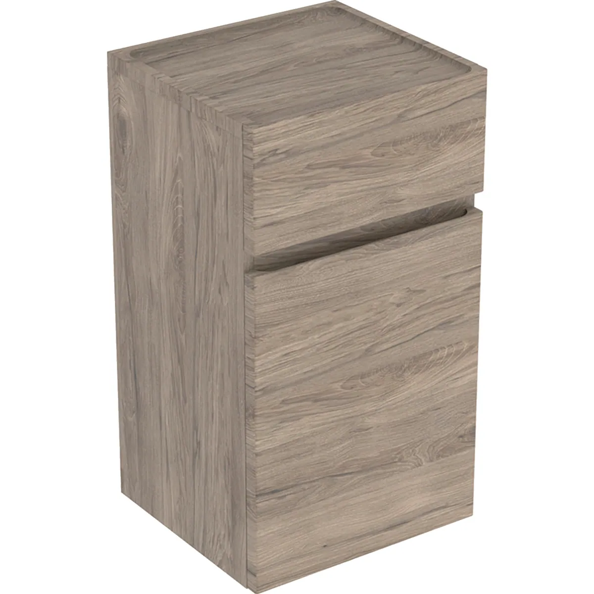 Sivukaappi Geberit Renova Plan 390x360x700mm, hikkoripuu