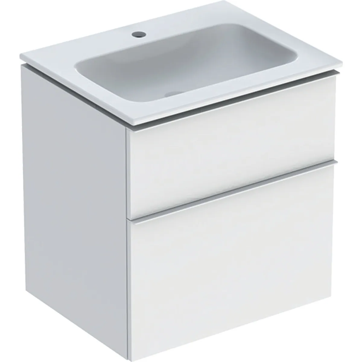 Allaskaappipaketti Geberit iCon 600x480x630mm, mattavalkoinen