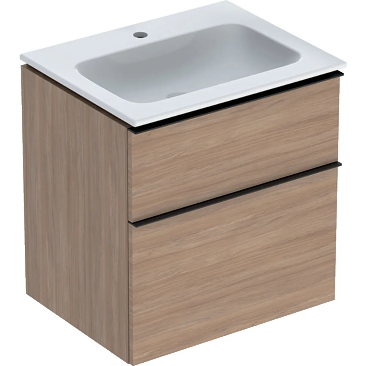 Allaskaappipaketti Geberit iCon 600x480x630mm, tammi