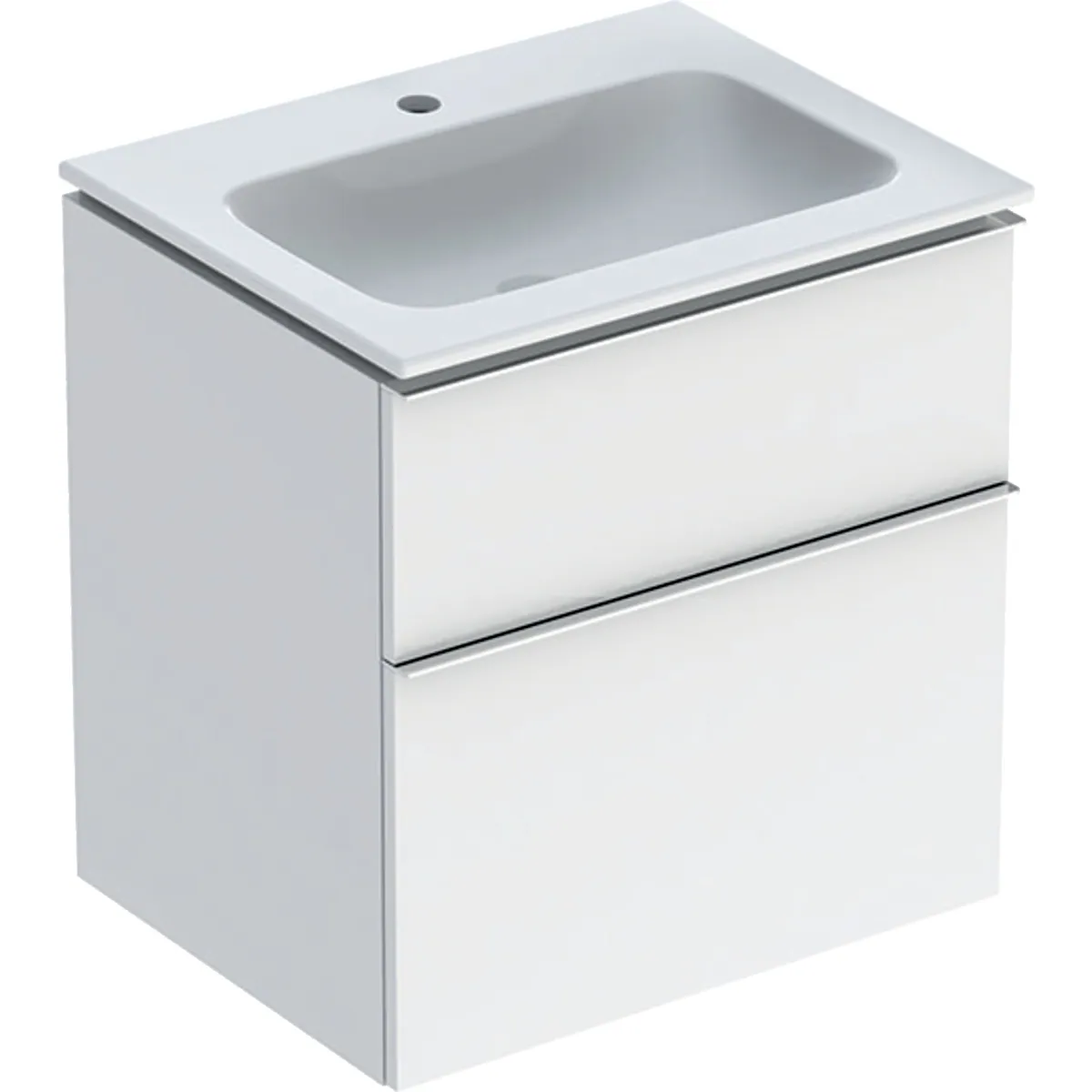 Allaskaappipaketti Geberit iCon 600x480x630mm, KTcT, valkoinen