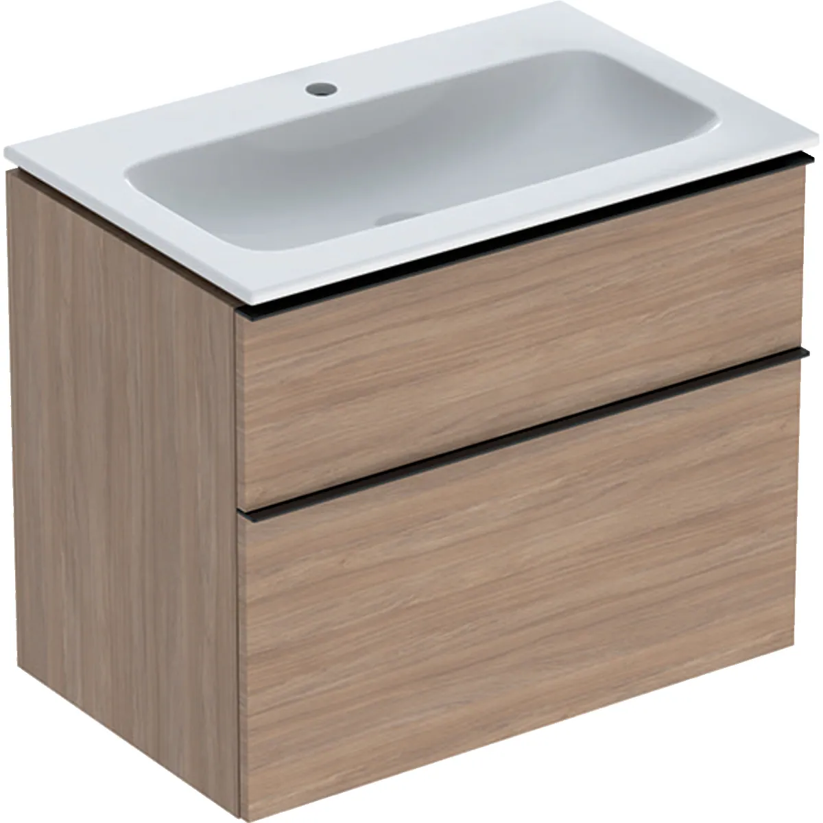 Allaskaappipaketti Geberit iCon 750x480x630mm, tammi